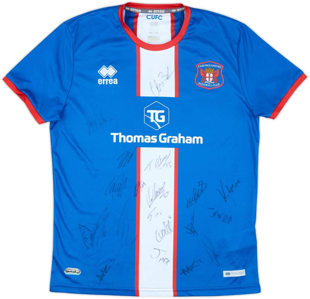 2021-22 Carlisle United Signed Home Shirt - 9/10 - (S)