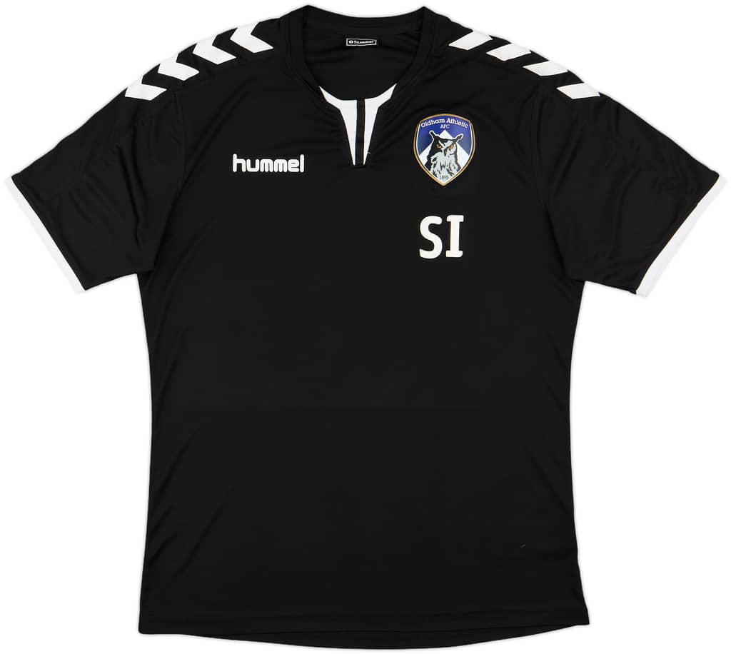 2021-22 Oldham Athletic Staff Issue Hummel Training Shirt SI - 8/10 - (XL)