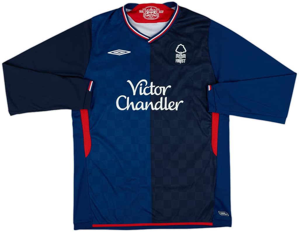 2009-10 Nottingham Forest Away L/S Shirt - 7/10 - (L)