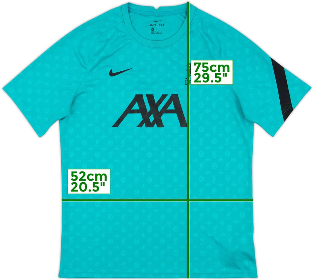 2020-21 Liverpool Nike Training Shirt - 8/10 - (L)