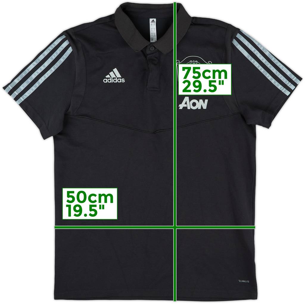 2019-20 Manchester United adidas Polo Shirt - 9/10 - (M)