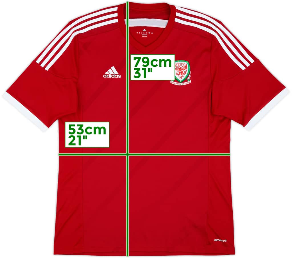 2013-15 Wales Home Shirt - 9/10 - (L)