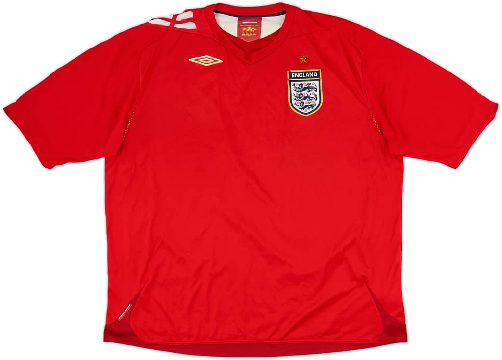 2006-08 England Away Shirt - 5/10 - (3XL)