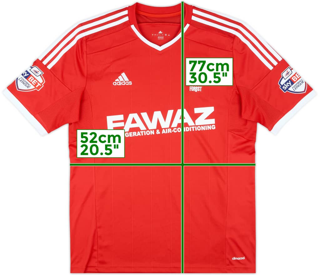 2014-15 Nottingham Forest Home Shirt - 9/10 - (L)