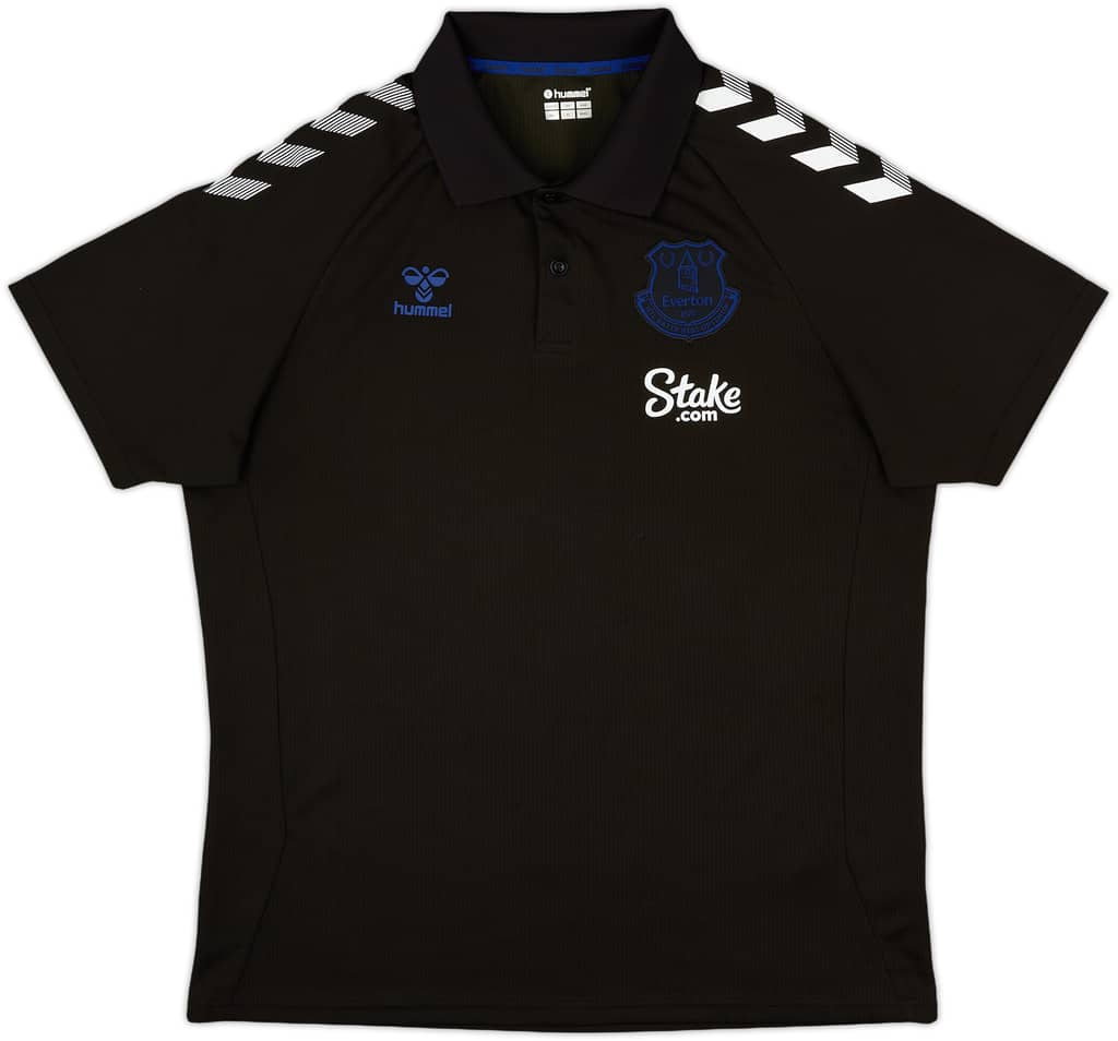 2022-23 Everton Hummel Polo Shirt - 9/10 - (XXL)