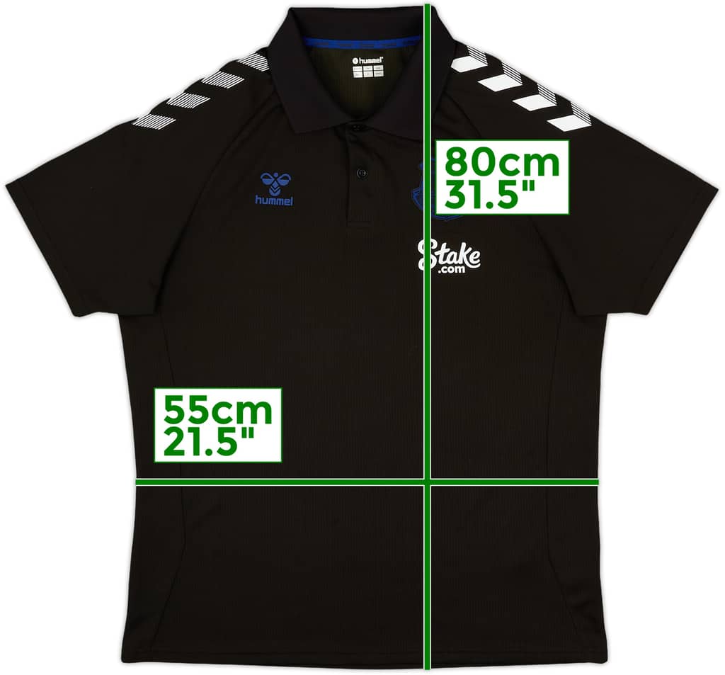 2022-23 Everton Hummel Polo Shirt - 9/10 - (XXL)