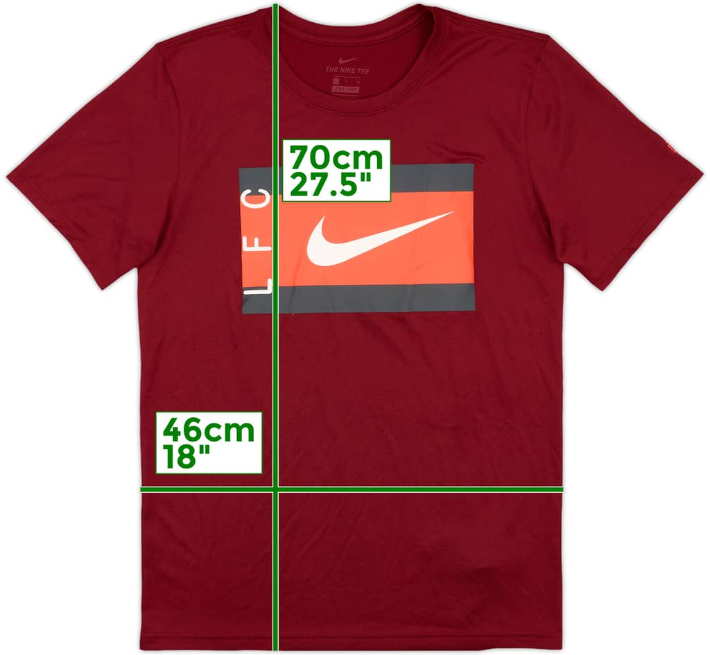 2021-22 Liverpool Nike Graphic Tee - 9/10 - (S)