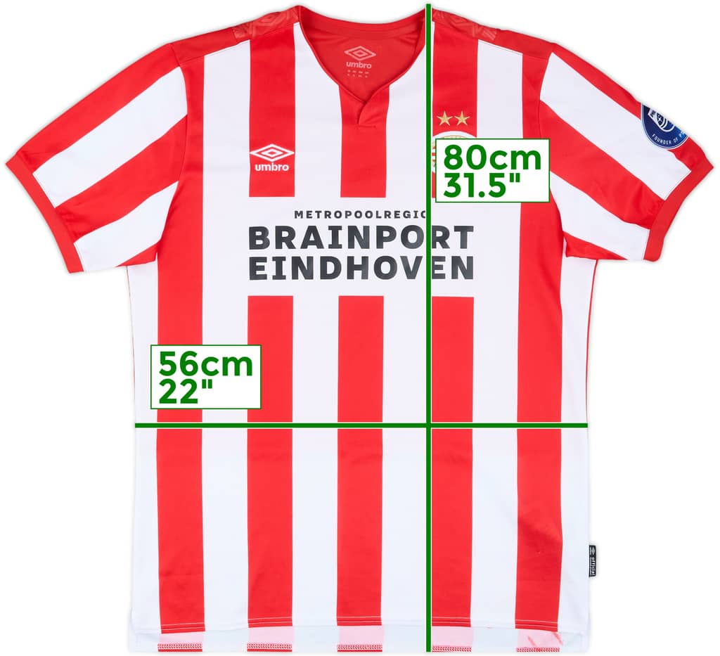 2019-20 PSV Home Shirt - 7/10 - (XL)