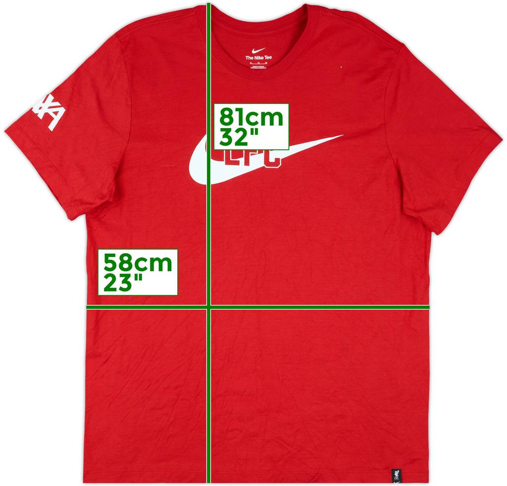 2023-24 Liverpool Nike Cotton Tee - 9/10 - (XL)