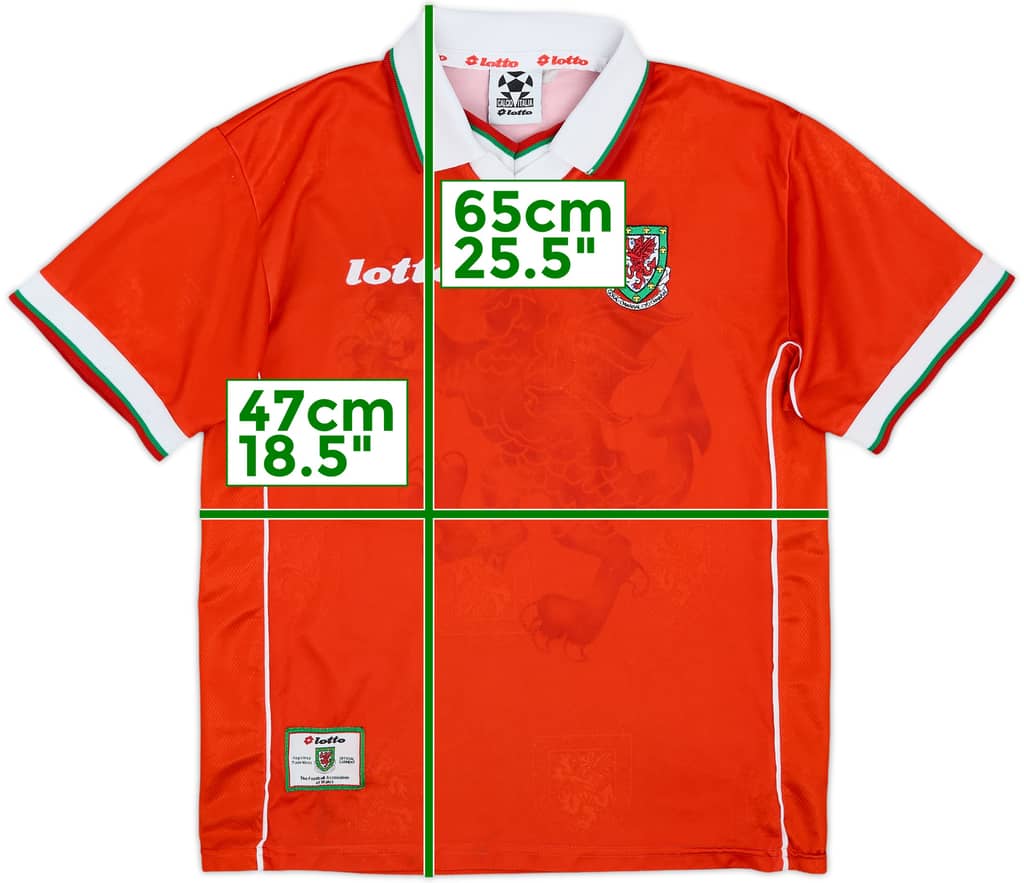 1998-00 Wales Home Shirt - 8/10 - (S)