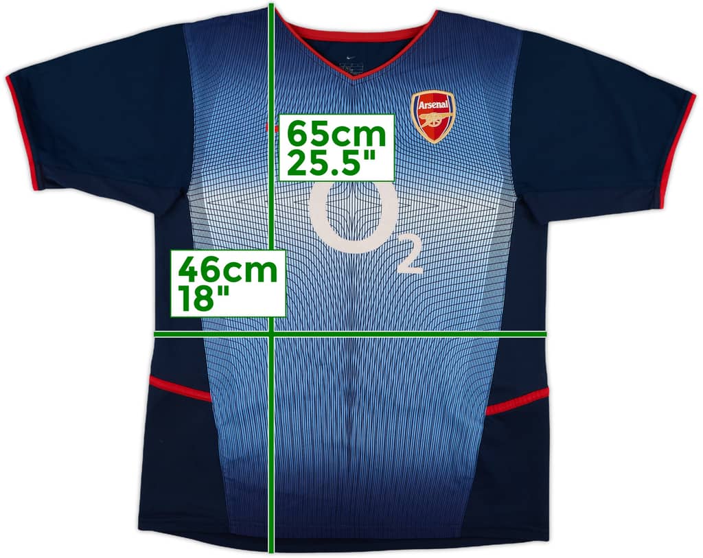 2002-04 Arsenal Away Shirt - 8/10 - (L.Boys)