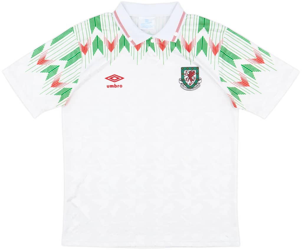 1990-92 Wales Away Shirt - 9/10 - (L)