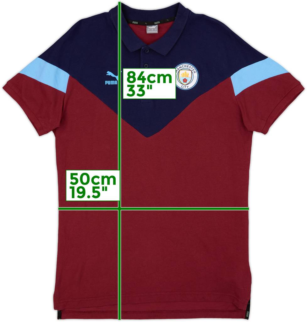 2019-20 Manchester City Puma Polo Shirt - 8/10 - (L)