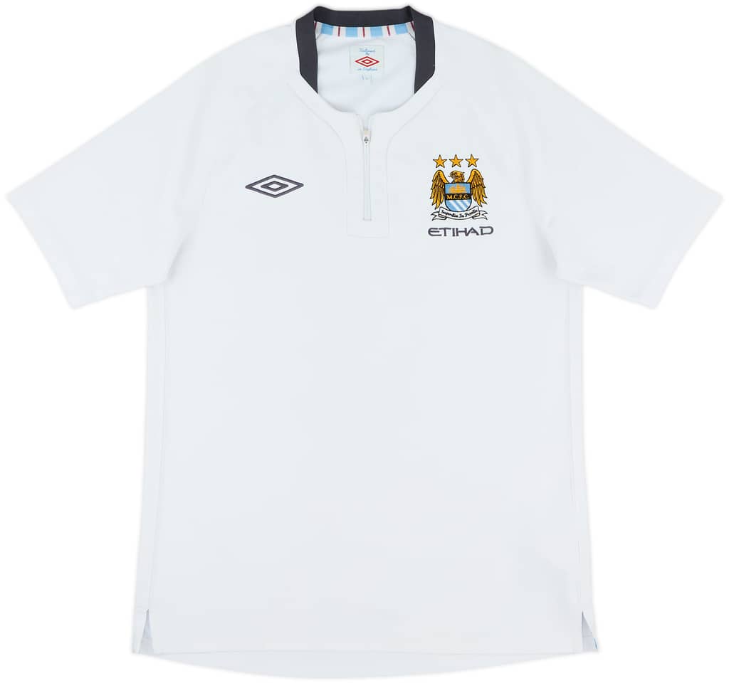 2010-11 Manchester City Umbro 1/4 Zip Training Shirt - 7/10 - (M)