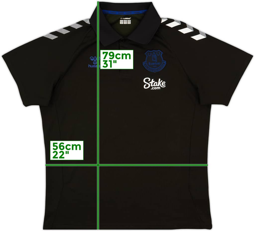 2022-23 Everton Hummel Polo Shirt - 9/10 - (XXL)