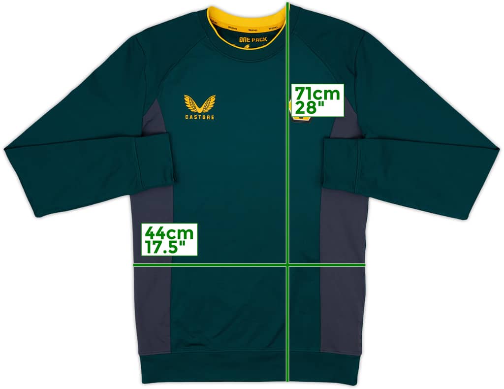 2021-22 Wolves Castore Training Sweat Top (XS)