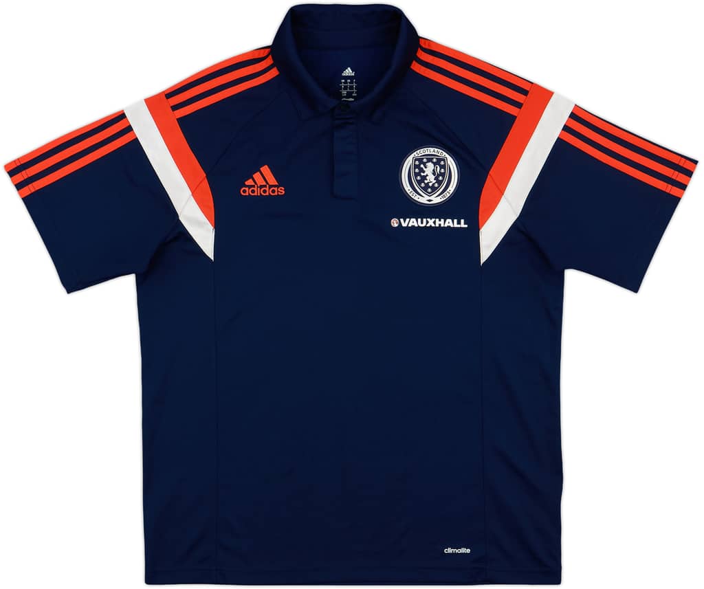 2014-15 Scotland adidas Polo Shirt - 8/10 - (L)
