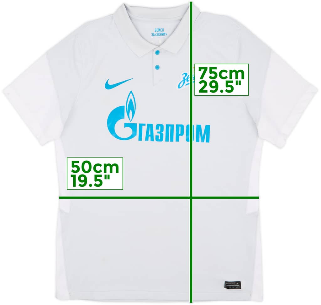 2020-21 Zenit St. Petersburg Away Shirt - 7/10 - (L)