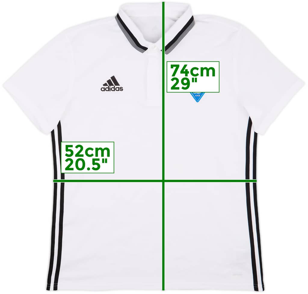 2016-17 Dynamo Kyiv adidas Polo Shirt - 8/10 - (L)