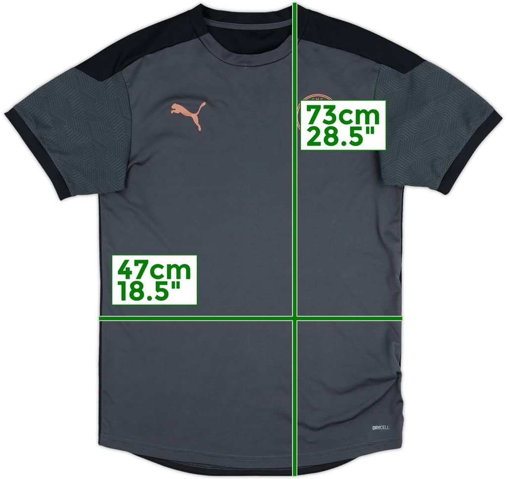 2020-21 Manchester City Puma Training Shirt - 7/10 - (M)