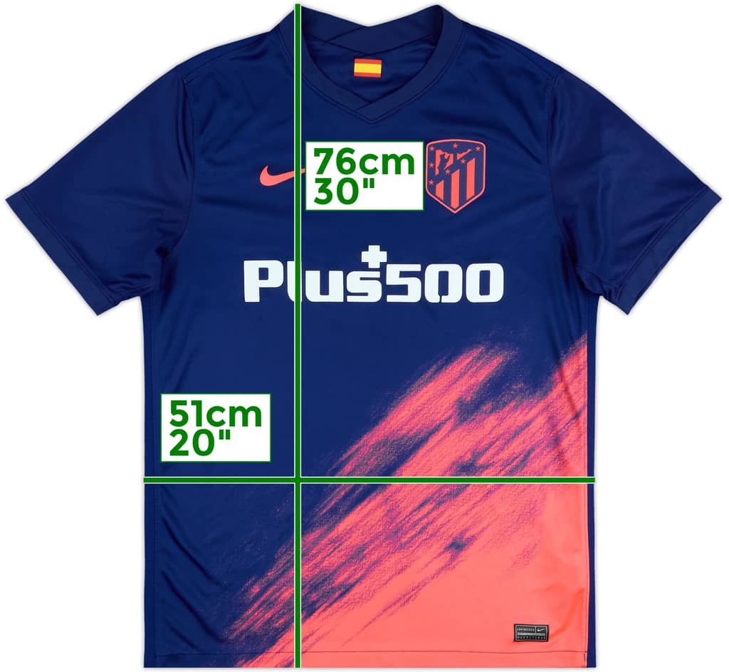 2021-22 Atletico Madrid Away Shirt - 6/10 - (L)