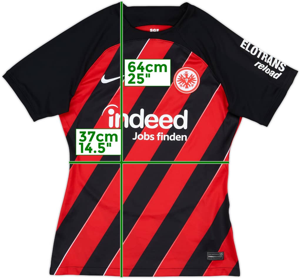 2023-24 Eintracht Frankfurt Home Shirt - 9/10 - (Women's S)