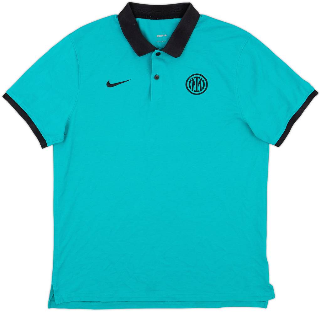 2021-22 Inter Milan Nike Polo Shirt - 8/10 - (L)