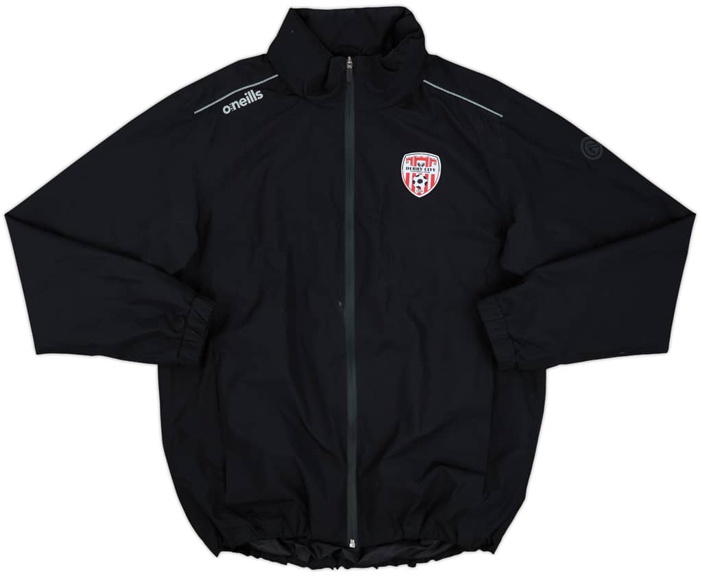 2008-09 Derry City O'Neills Hooded Rain Jacket - 8/10 - (M)