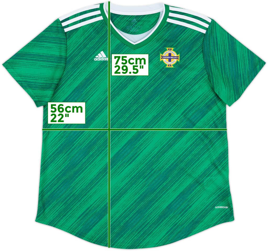 2020-22 Northern Ireland Home Shirt - 10/10 - (Women's XL)