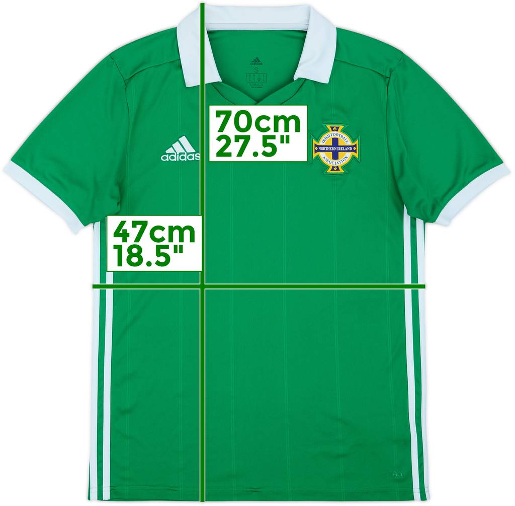 2018-19 Northern Ireland Home Shirt - 8/10 - (S)