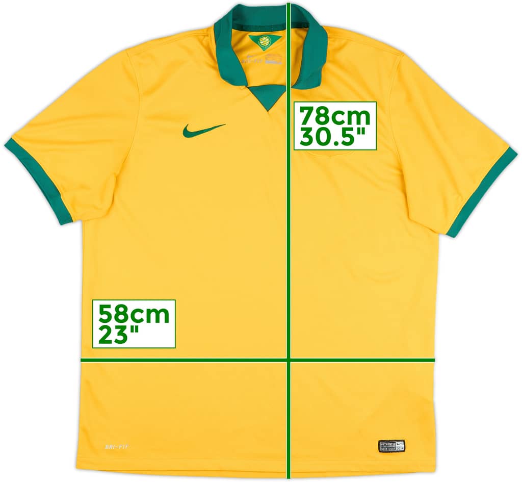 2014-15 Australia Home Shirt - 6/10 - (XL)