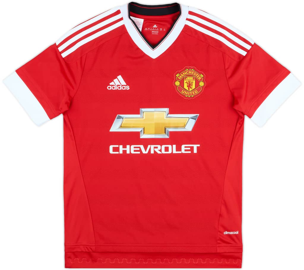 2015-16 Manchester United Home Shirt - 10/10 - (L.Boys)