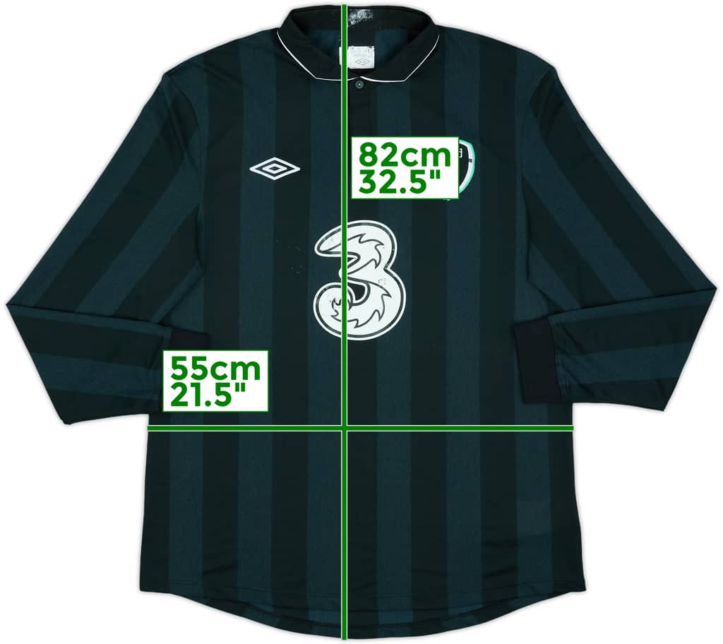 2013-14 Ireland Away L/S Shirt - 5/10 - (L)