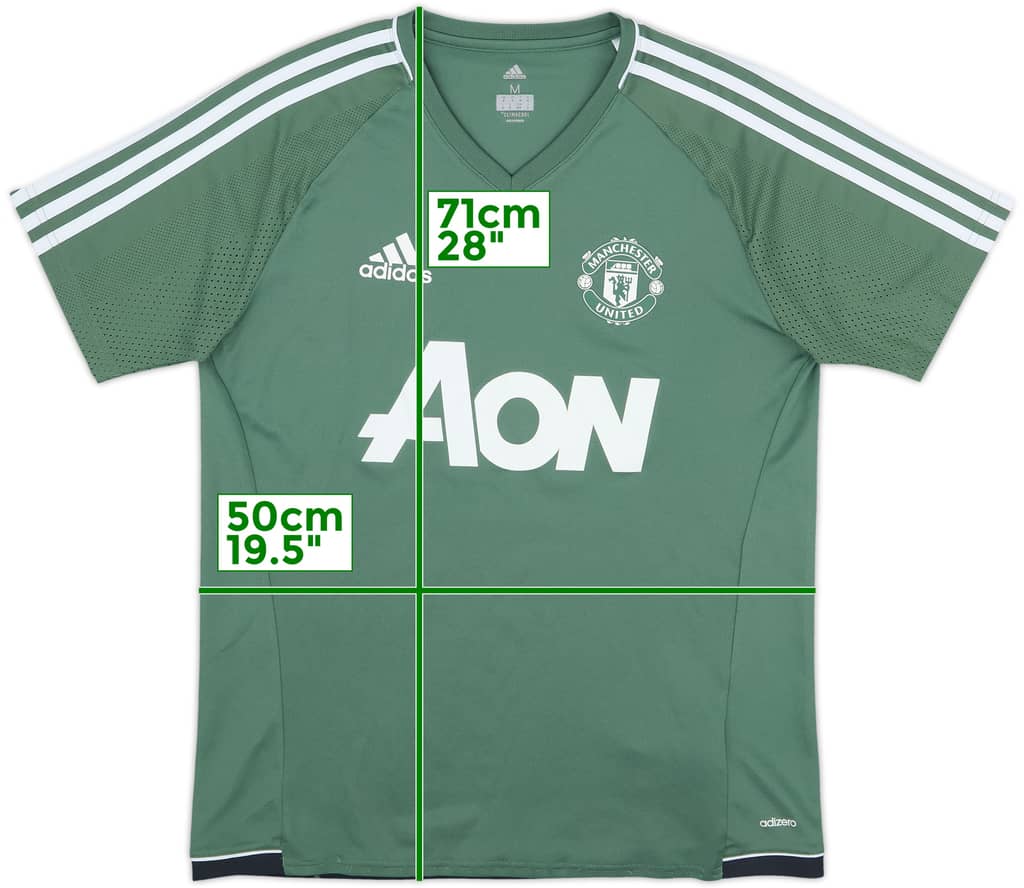 2017-18 Manchester United adidas Training Shirt - 9/10 - (M)