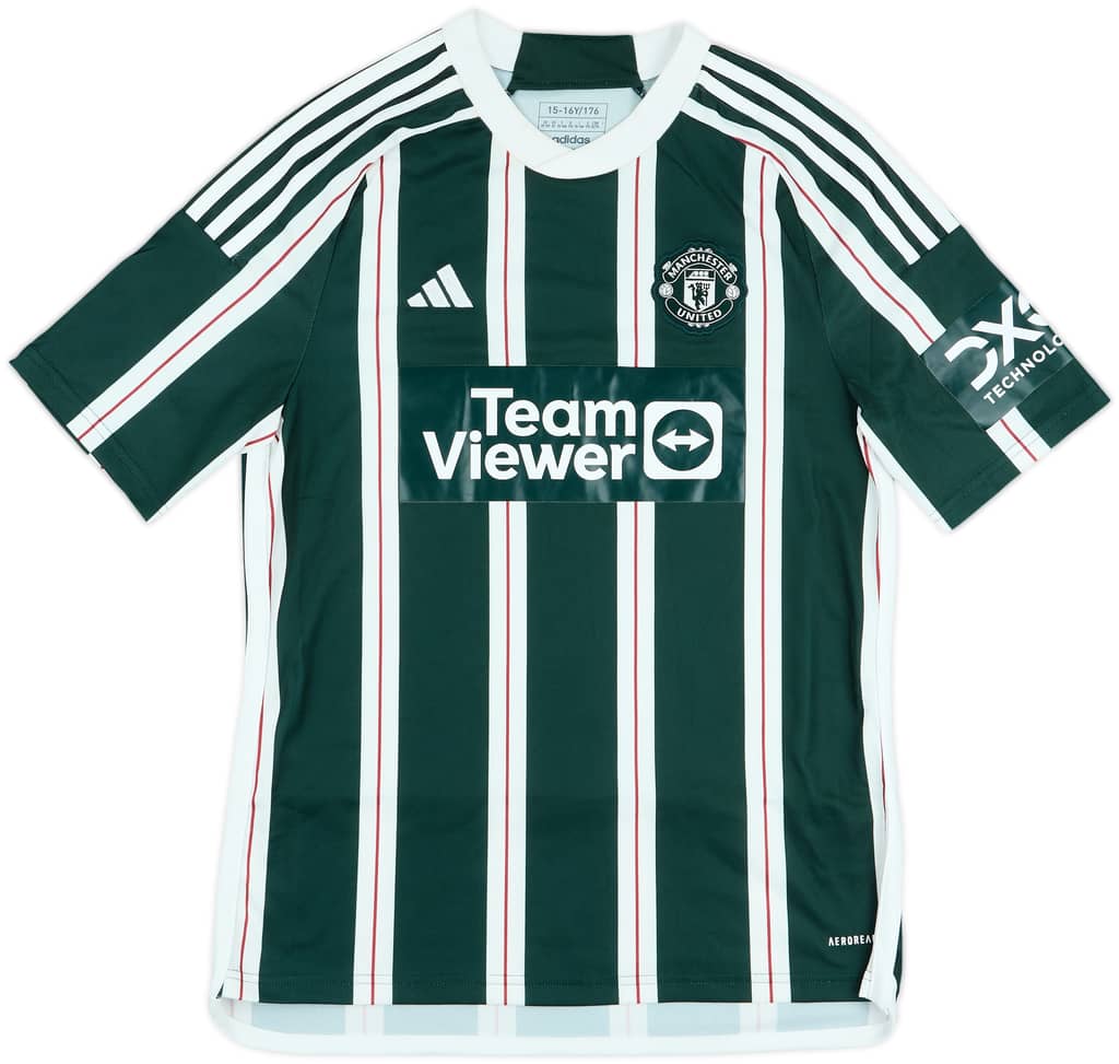 2023-24 Manchester United Away Shirt - 8/10 - (XL.Boys)