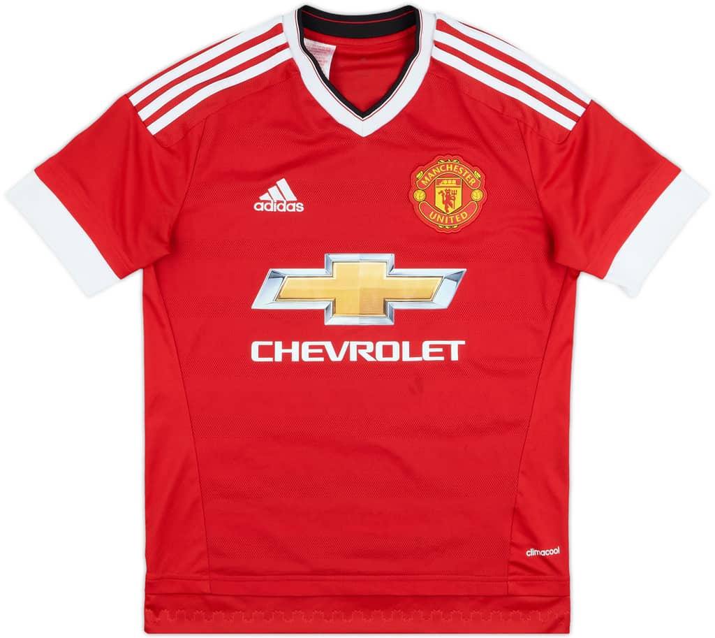 2015-16 Manchester United Home Shirt - 6/10 - (L.Boys)