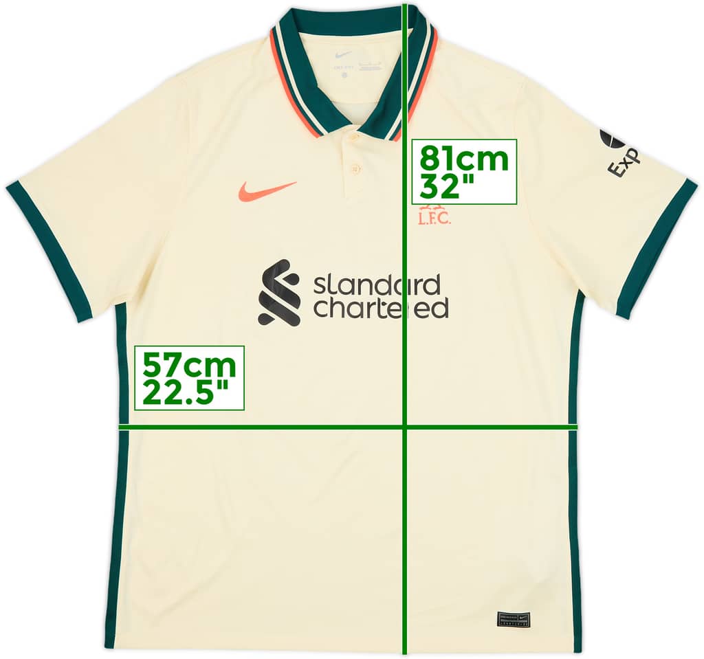 2021-22 Liverpool Away Shirt - 5/10 - (XL)
