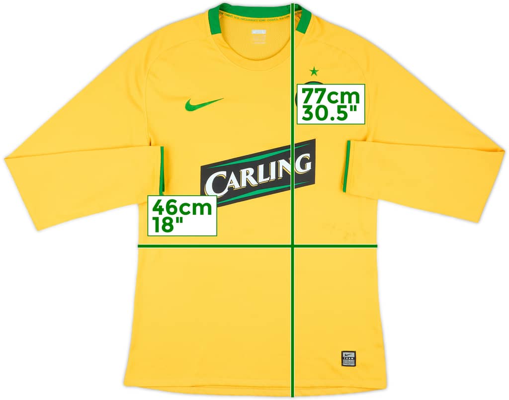 2008-09 Celtic Player Issue Away Shirt - 5/10 - (L)