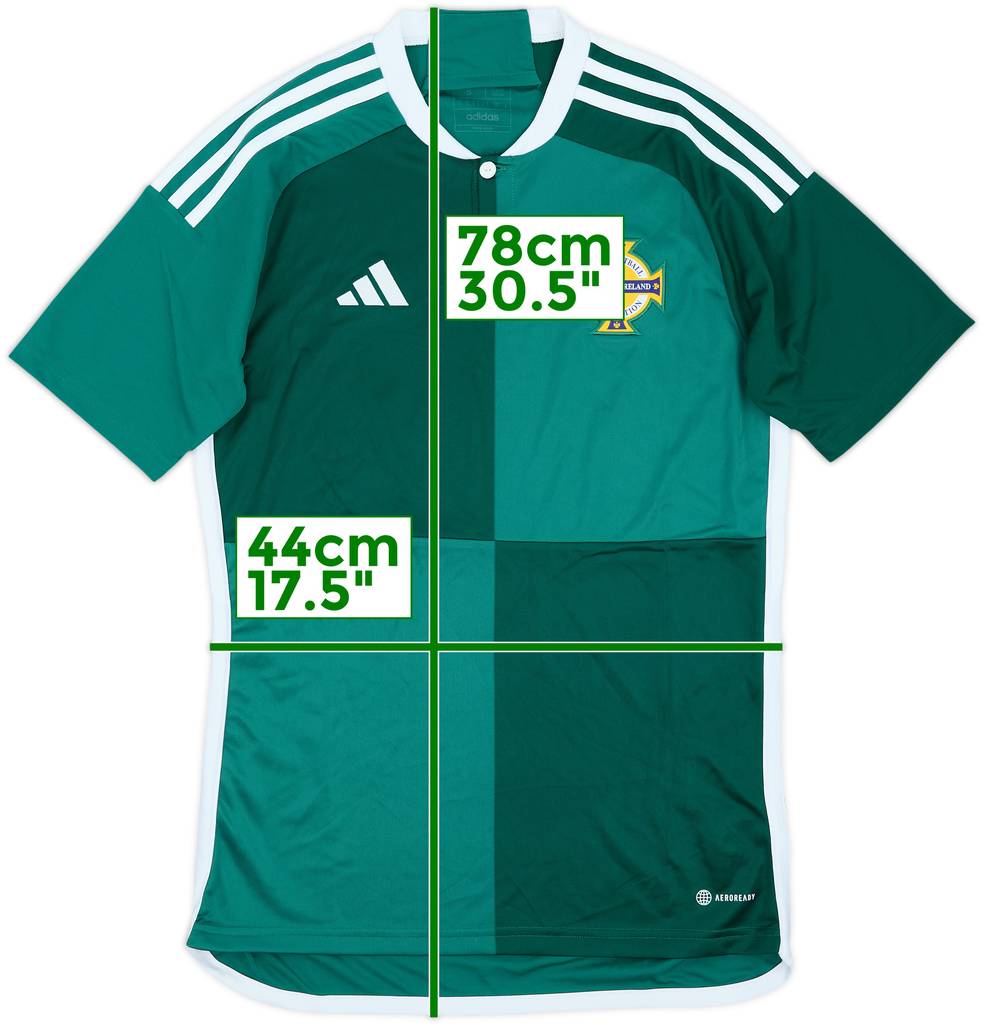 2022-24 Northern Ireland Home Shirt - 10/10 - (S)