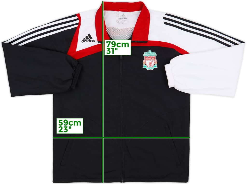 2007-08 Liverpool adidas Track Jacket - 9/10 - (L)