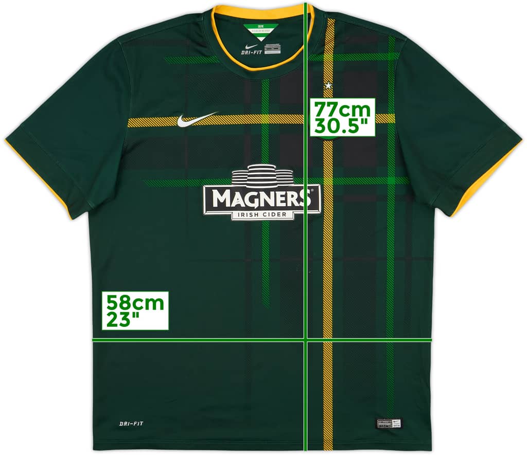2014-15 Celtic Away Shirt - 7/10 - (XL)