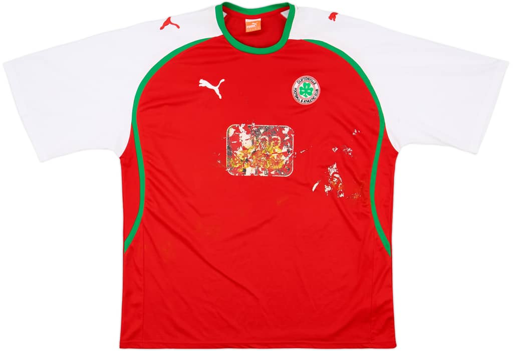 2010-12 Cliftonville Home Shirt - 3/10 - (3XL)