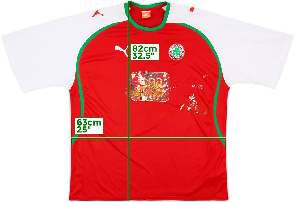 2010-12 Cliftonville Home Shirt - 3/10 - (3XL)