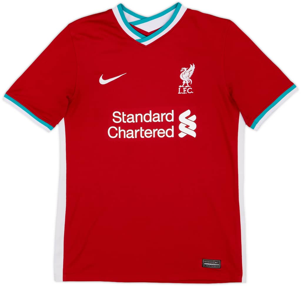 2020-21 Liverpool Home Shirt - 8/10 - (L.Boys)