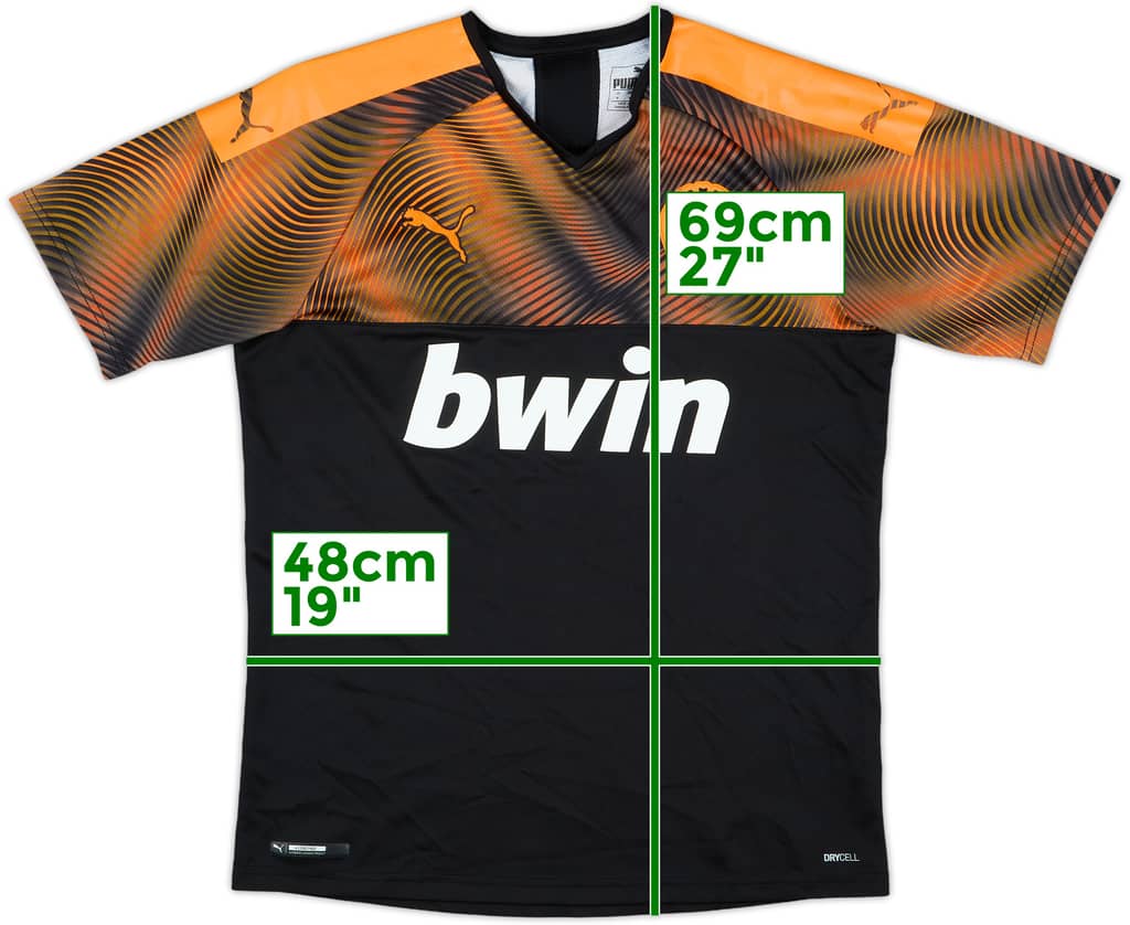 2019-20 Valencia Away Shirt - 9/10 - (M)