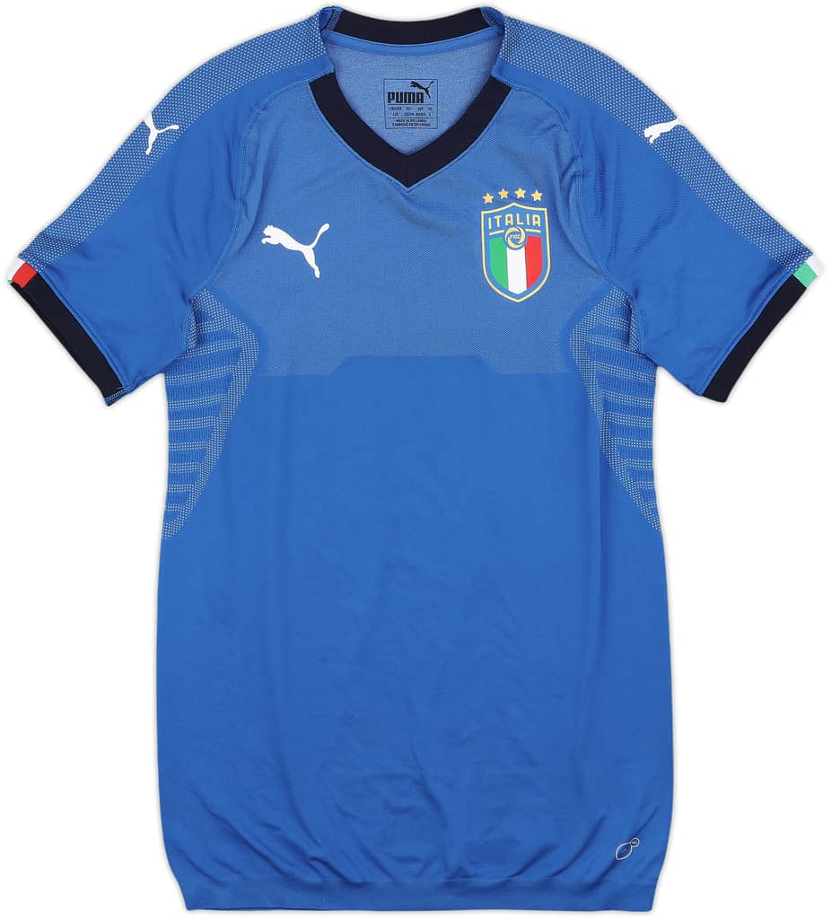 2018-19 Italy Authentic Home Shirt - 10/10 - (L)