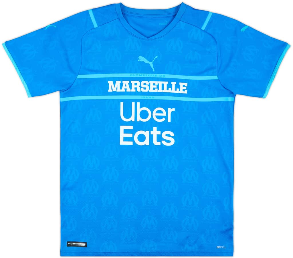 2021-22 Olympique Marseille Third Shirt - 10/10 - (M)