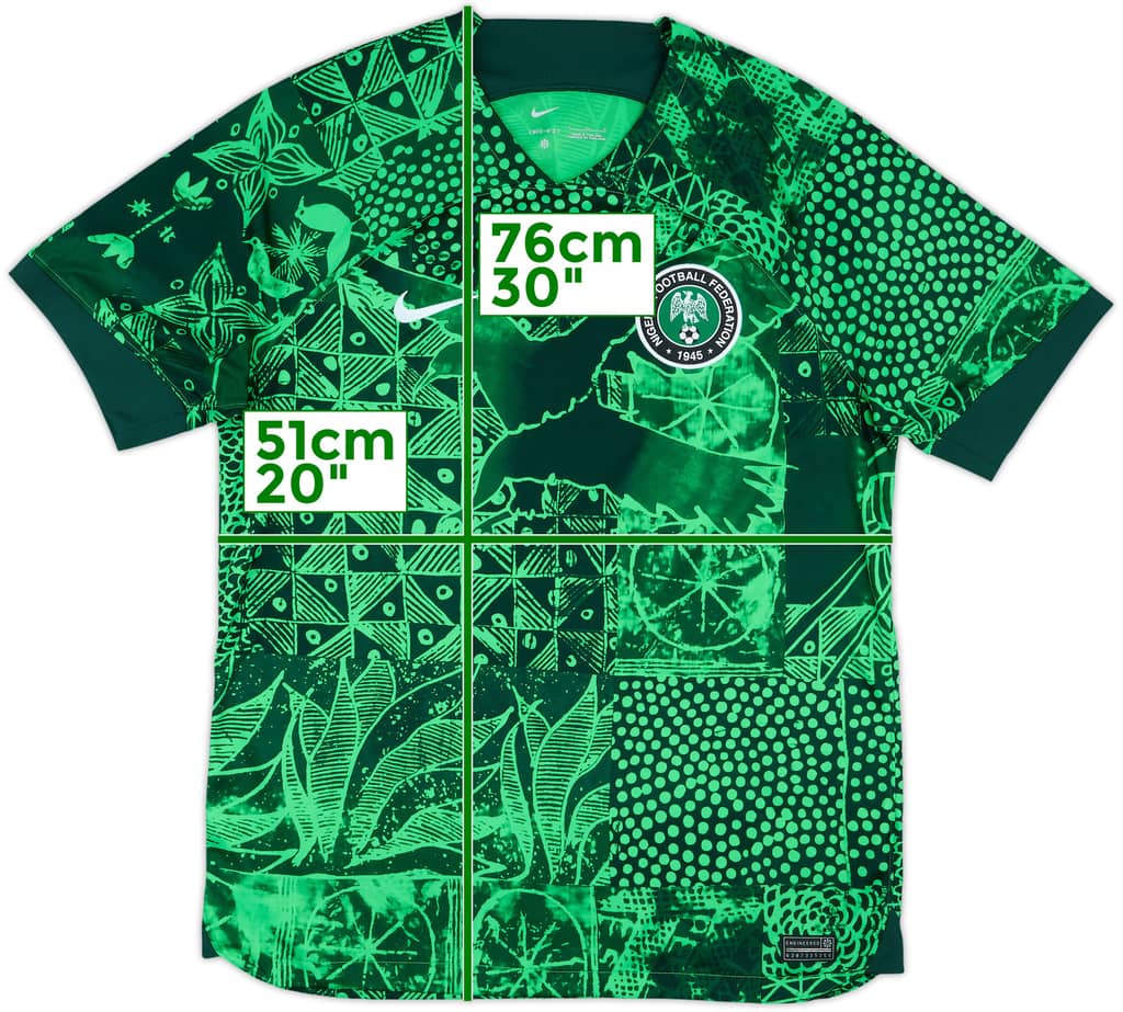 2022-24 Nigeria Home Shirt - 10/10 - (L)