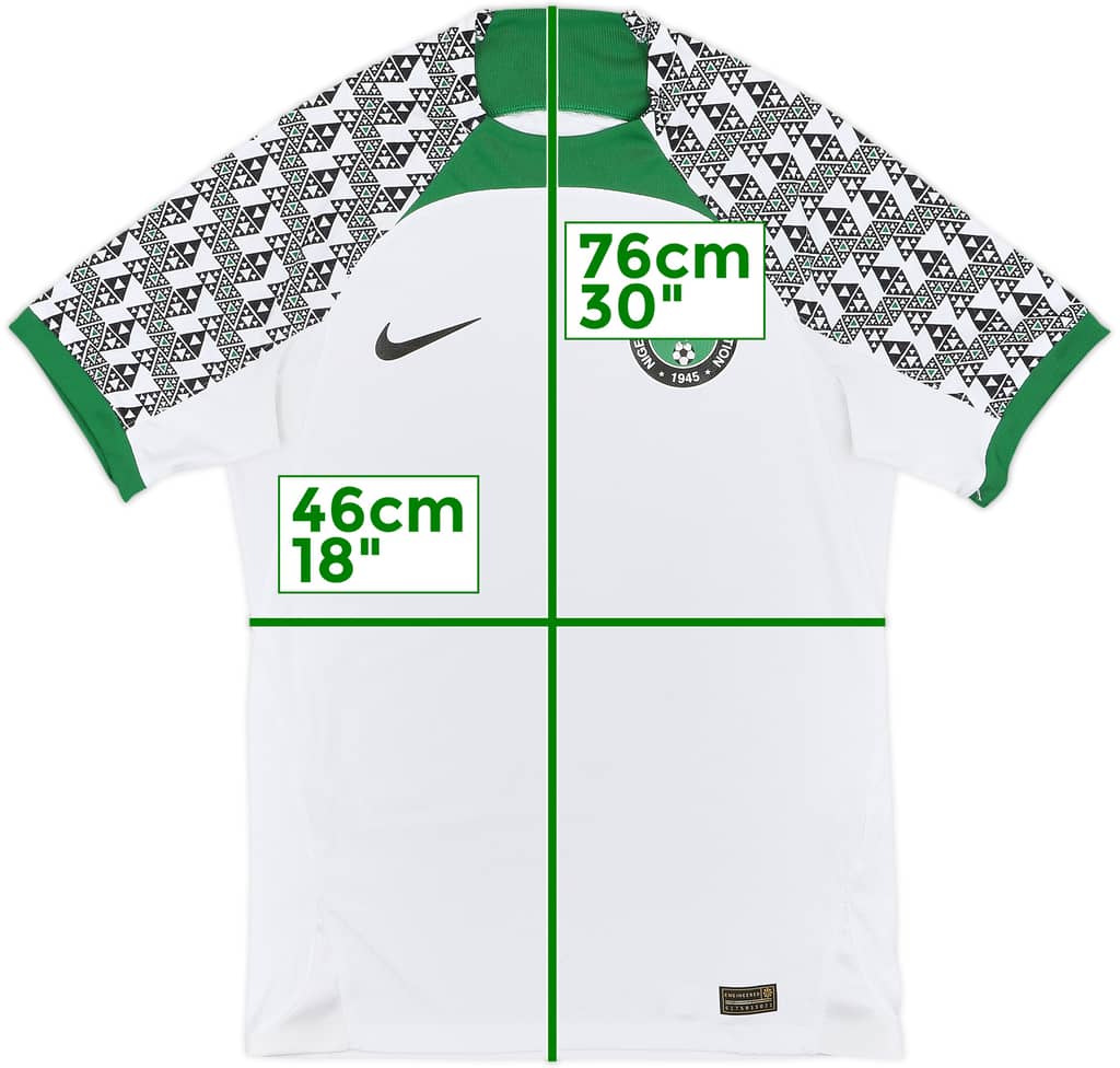2022-23 Nigeria Authentic Away Shirt - 9/10 - (S)