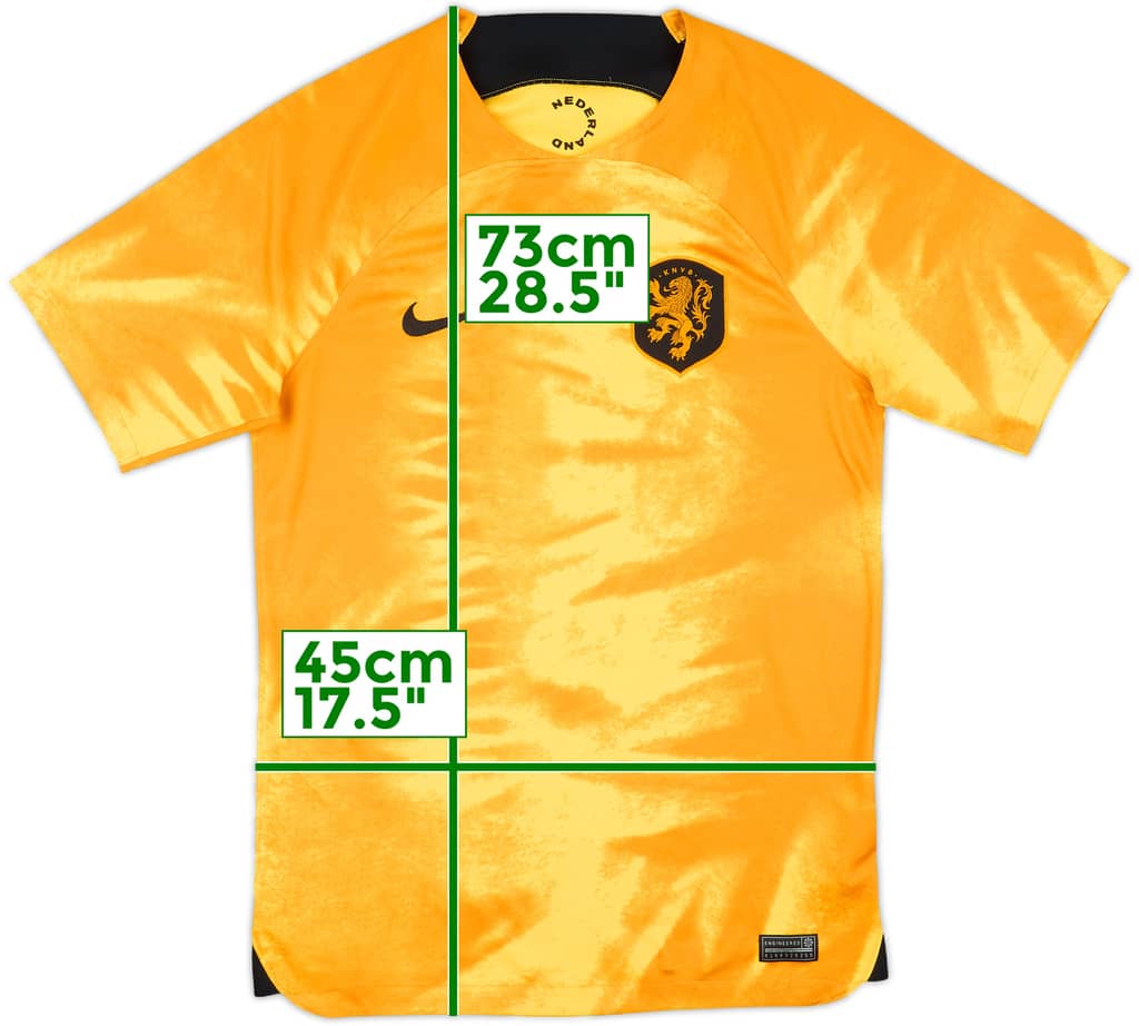 2022-23 Netherlands Home Shirt - 10/10 - (S)